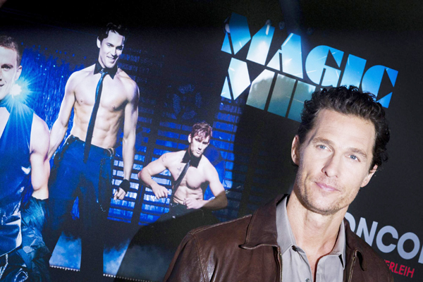McConaughey promotes 'Magic Mike'
