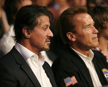 Stallone, Schwarzenegger in fighting form for 'Expendables 2'