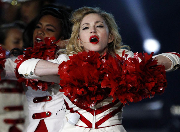 Madonna's MDNA world tour in Scotland