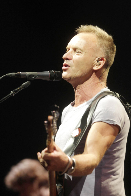 Sting's 'Back to Bass' tour in Riga
