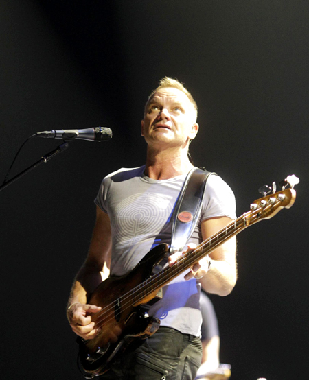 Sting's 'Back to Bass' tour in Riga
