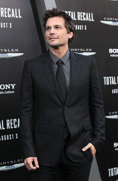 Cast members attend premiere of 'Total Recall' in Hollywood