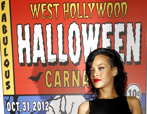 Rihanna attends Halloween Carnaval