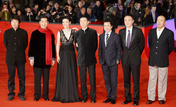 Xu Fan, Feng Xiaogang promote 'Back to 1942'