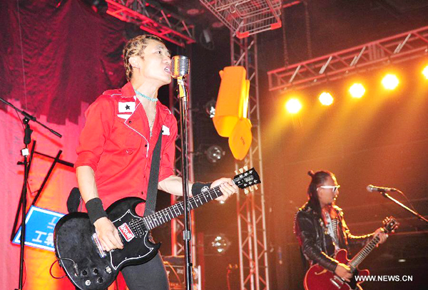 Rock band 'Brain Failure' promotes new album in Beijing