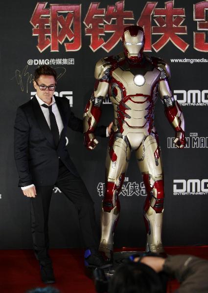 Iron Man 3 promoted in Beijing