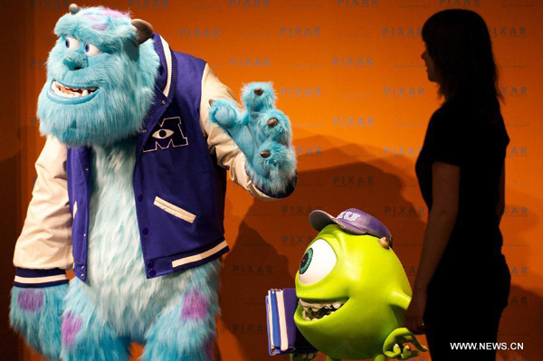 Pixar exhibition held in Amsterdam