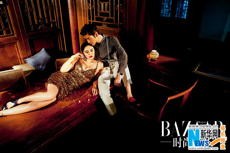 Mo Xiaoqi, Zhang Han pose for BAZAAR magazine
