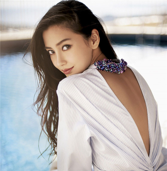 Angelababy poses for fashion shoot in Cannes