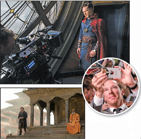 Cumberbatch magic boosts superhero movie in China