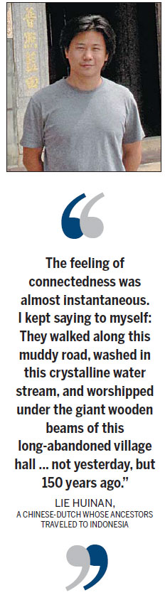 Conneting with their Chinese roots