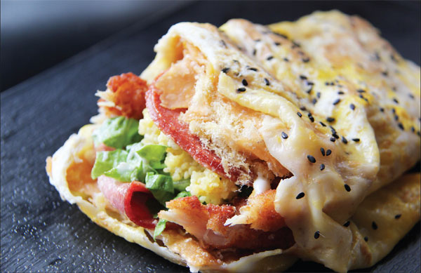 Chinese pancake travels the world