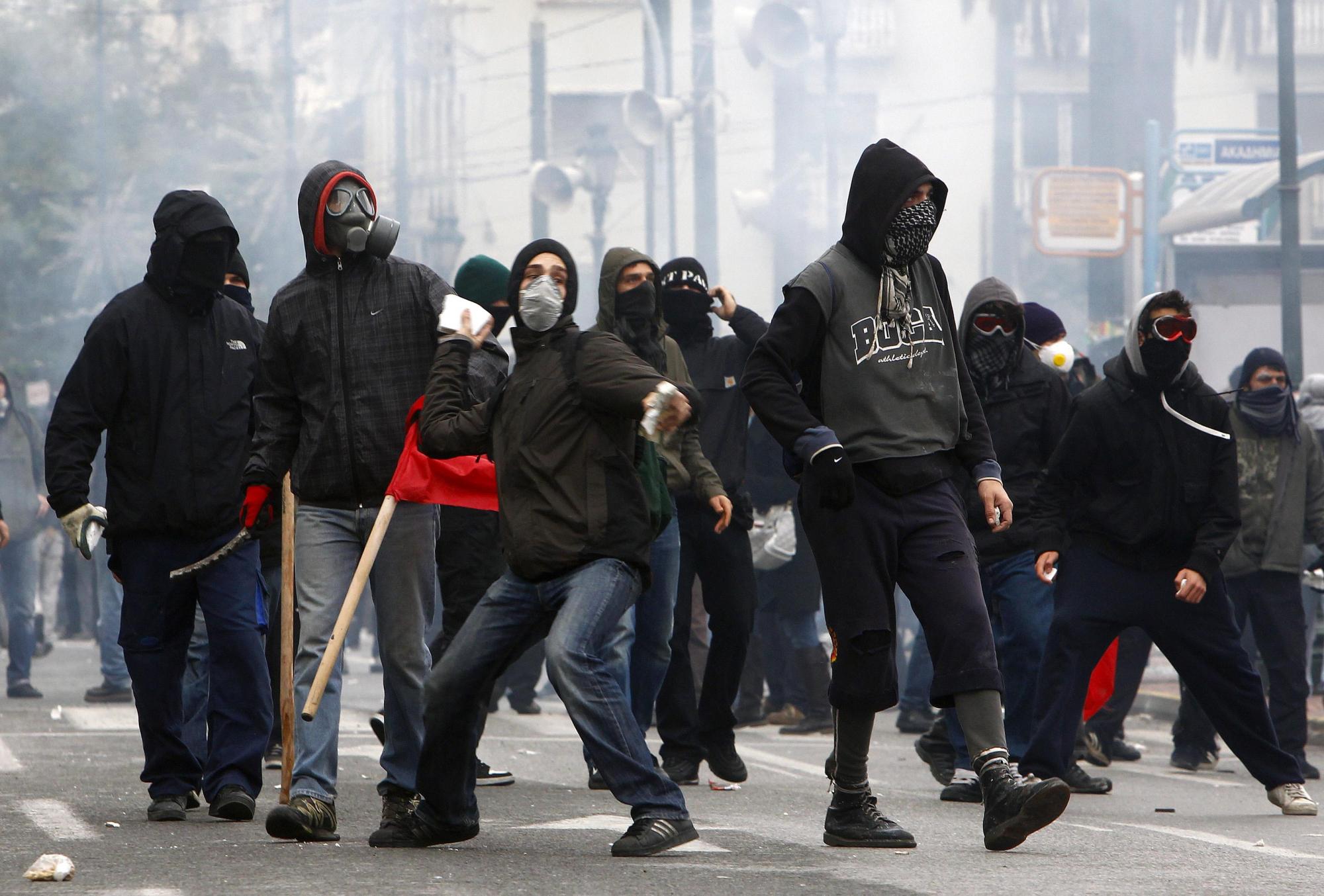 Greek protests against austerity measures escalate