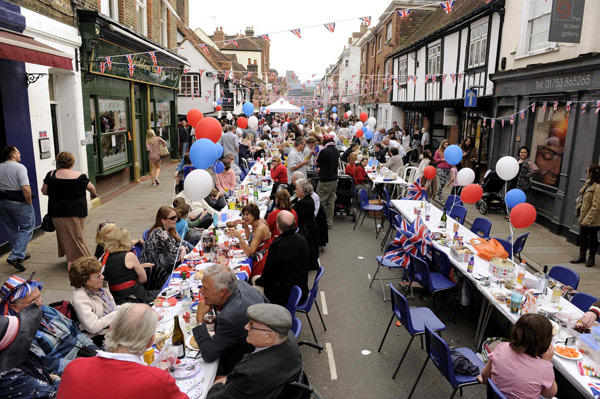 Royal wedding street parties held across Britain