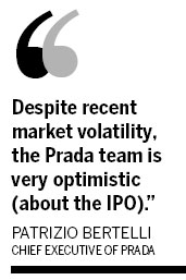 Prada's IPO oversubscribed