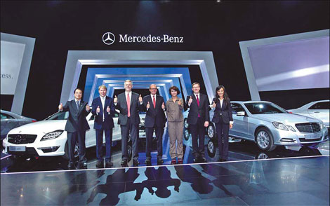 New models demonstrate Mercedes-Benz motto