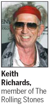 Book prize for 'distinguished' Keith Richards