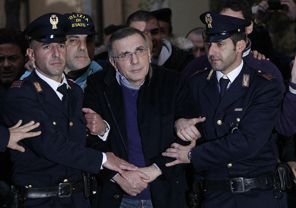 Italian Mafia boss arrested in fortified bunker