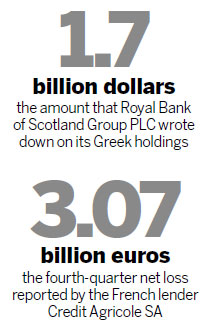 European lenders hit by Greek sovereign-debt deal