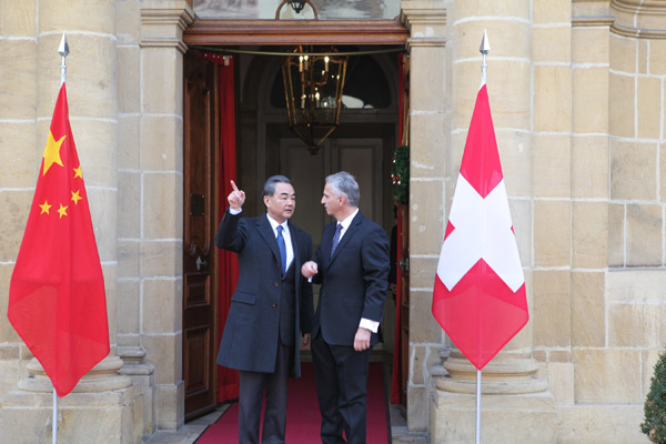 Chinese, Swiss leaders look to upgrade free trade partnership