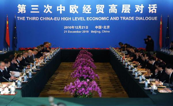 China urges EU to lift bans on hi-tech goods exports