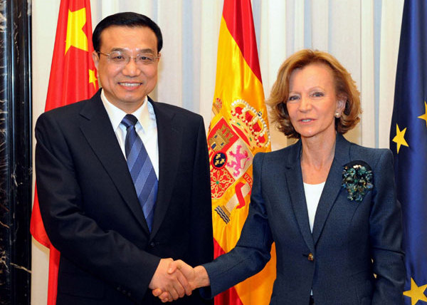 Chinese Vice Premier Li Keqiang visits Spain