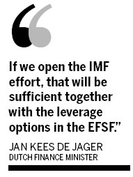 Eurozone ministers agree to boost EFSF financing