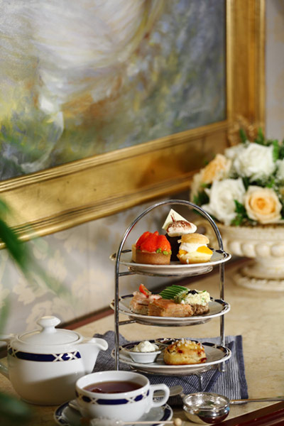 Exquisite afternoon tea at Ritz-Carlton