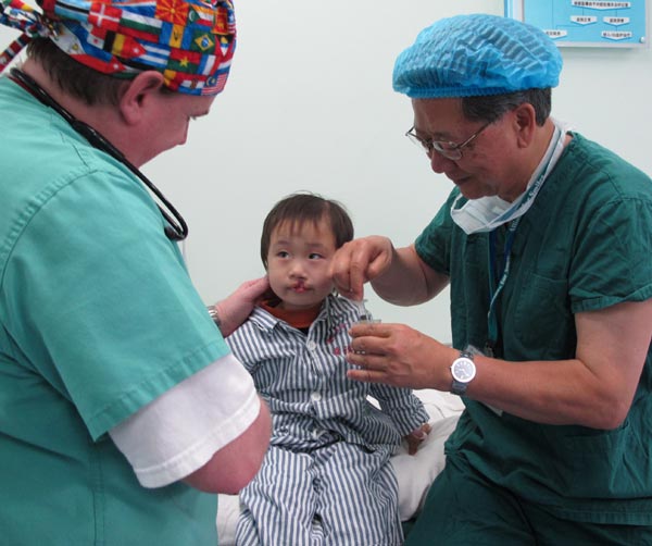 Children with cleft lips get free treatment