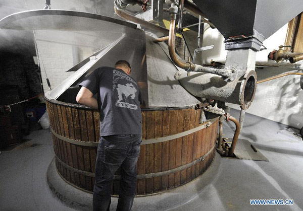 Traditional beer brewer Cantillon in Belgium