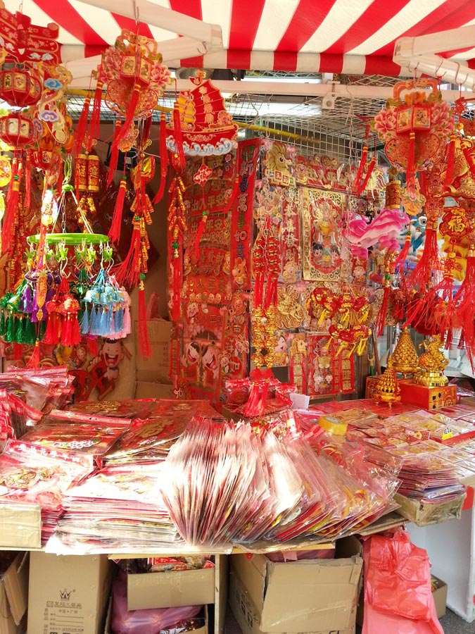 Shopping for Lunar New Year