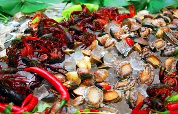 Summer seafood feast