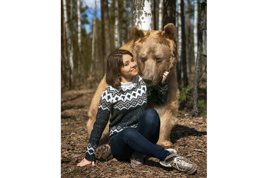 Beauty and beasts: Photo shoot in the wild