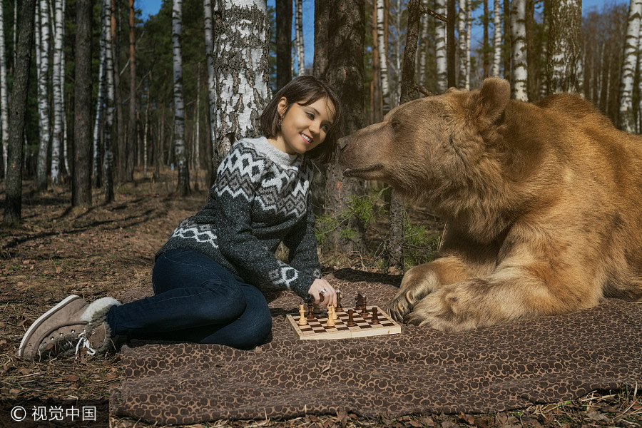 Beauty and beasts: Photo shoot in the wild