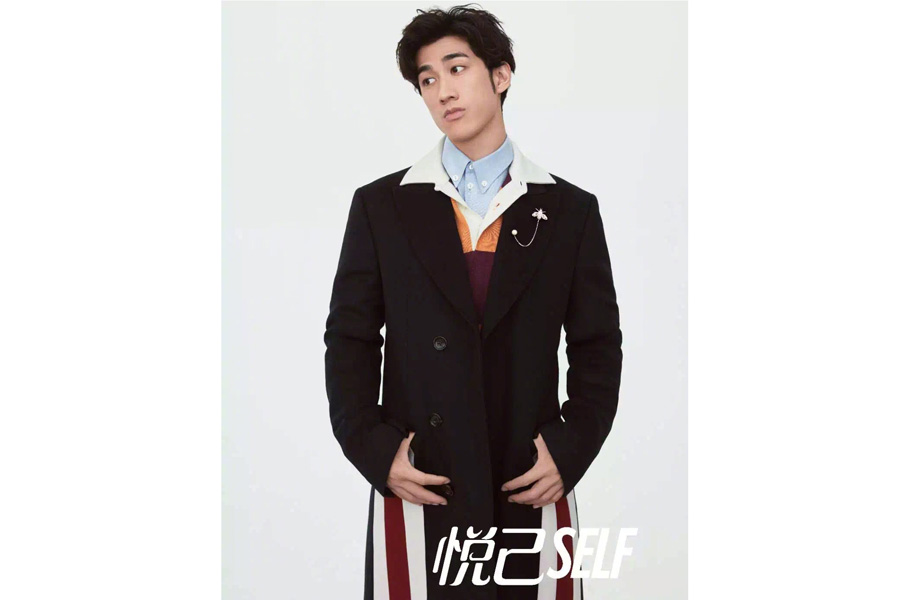 Actor Aarif Lee poses for fashion magzine