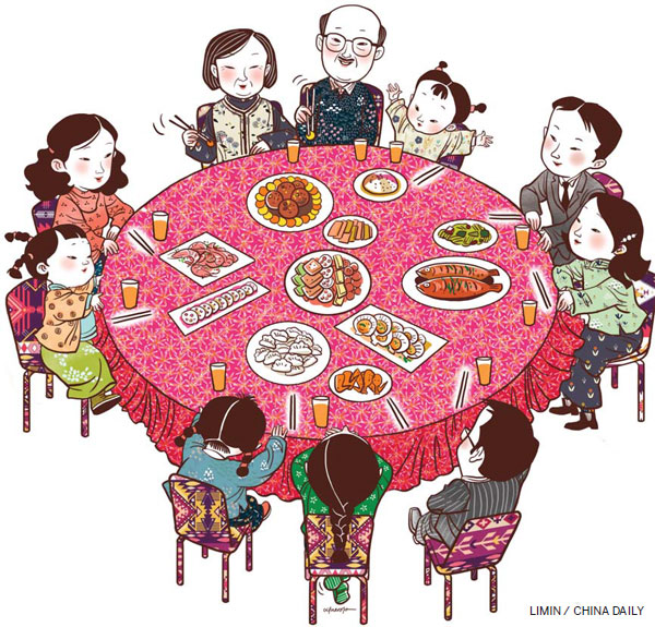 Family etiquette lives on at the dinner table