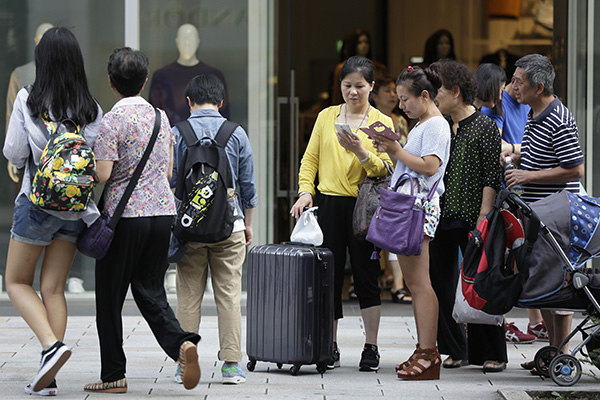 Chinese tourists provide a fillip to Japan's economy