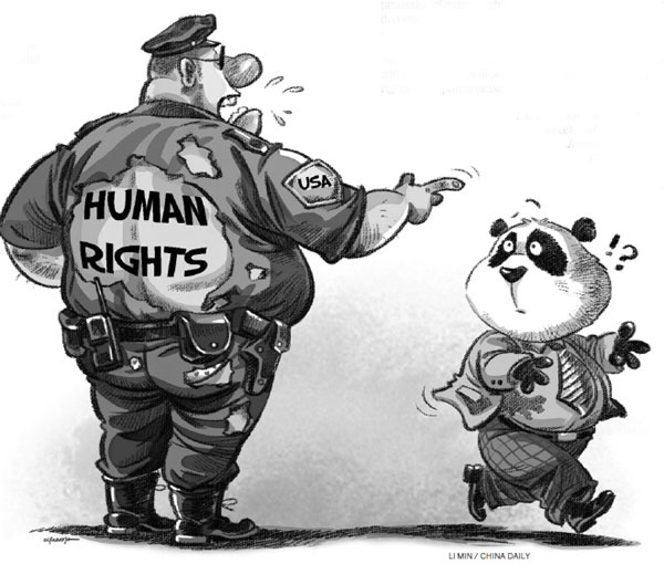 West not the guardian of human rights