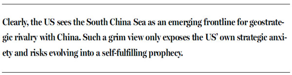 Let reason and cooperation prevail in South China Sea