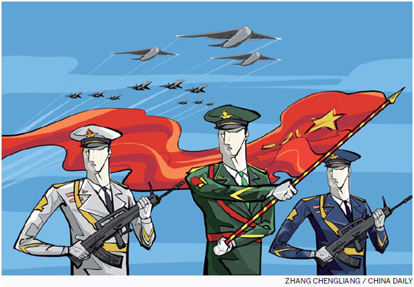 All eyes on China's military power