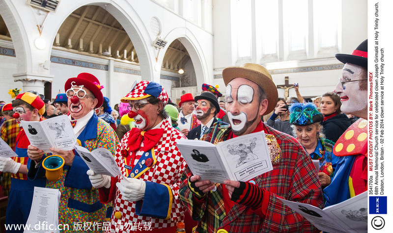 Clowns gather for Joseph Grimaldi celebration