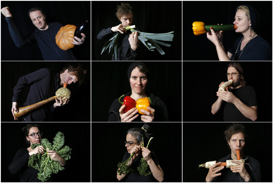 Vienna orchestra makes music with vegetables