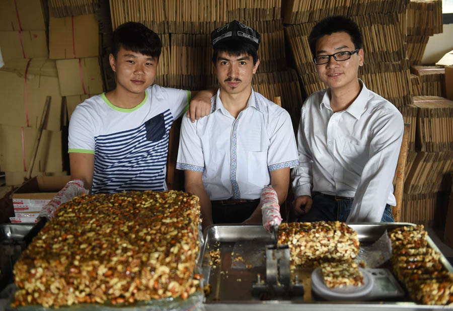uyghur student nets market with nut