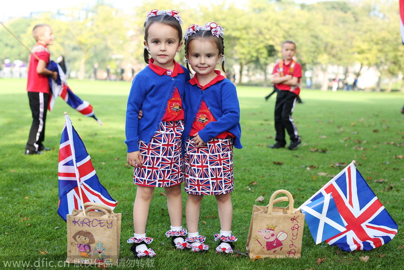 Fashion sparkles ahead of Scotland referendum