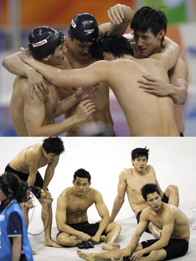 China disqualified in 4x100m medley relay