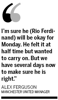 Ferguson plays down Ferdinand scare