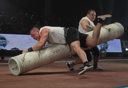 Competing for world's strongest man