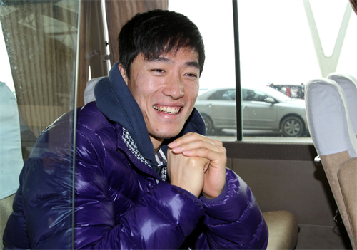 Liu Xiang leaves for German indoor tournament