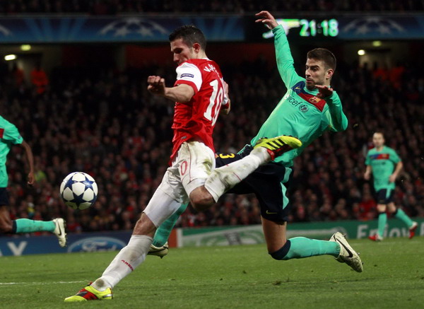 Arsenal fight back to see off Barcelona 2-1
