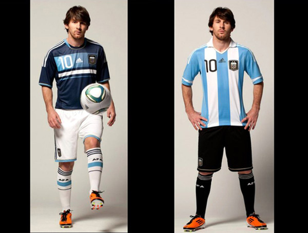New jersey for Argentine national soccer team unveiled